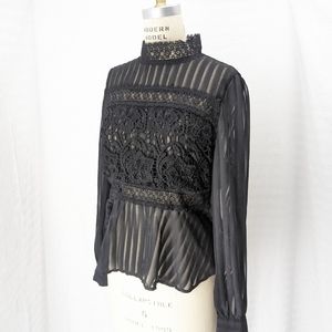 Haute Monde Gothic lace blouse